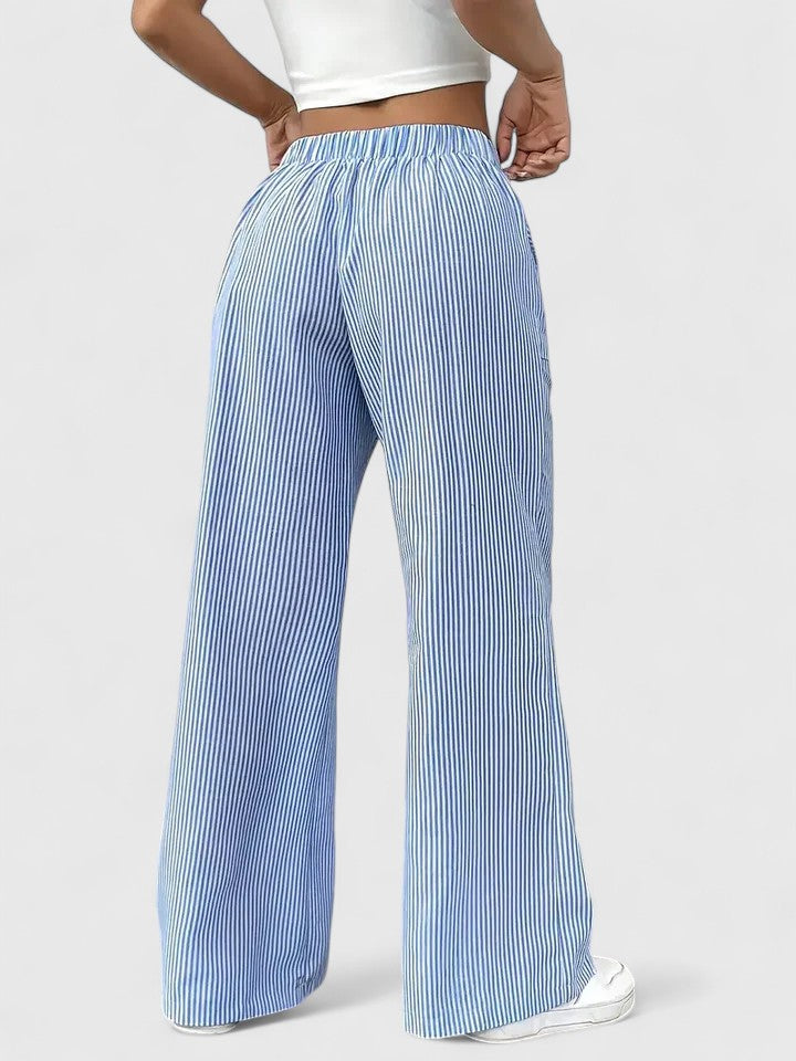 Dany – Wide Breathable Pants with Elegant Details