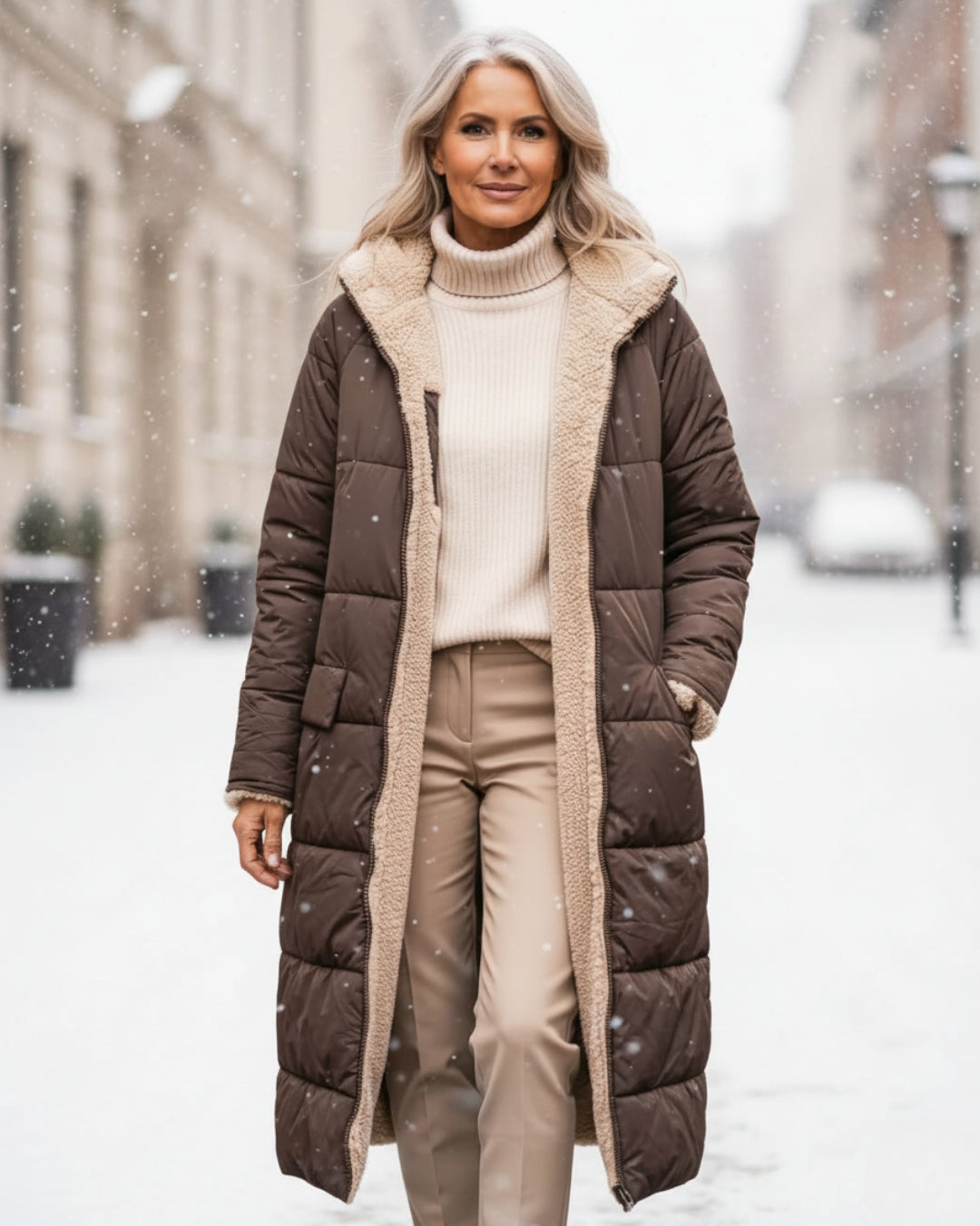Aspen | Warm Sherpa-Lined Winter Coat