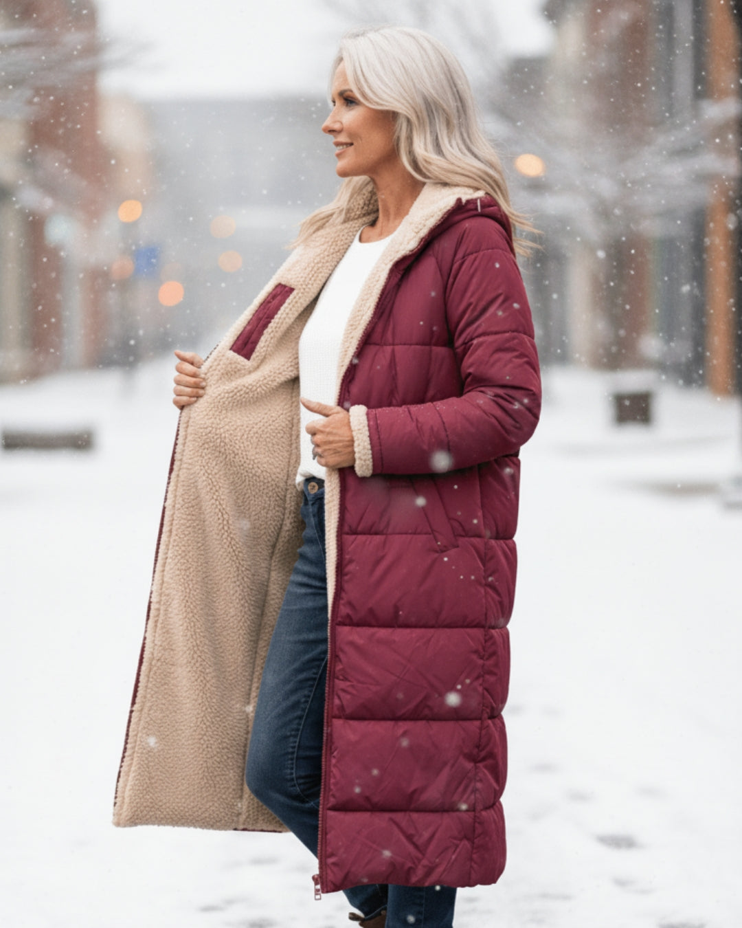 Aspen | Warm Sherpa-Lined Winter Coat