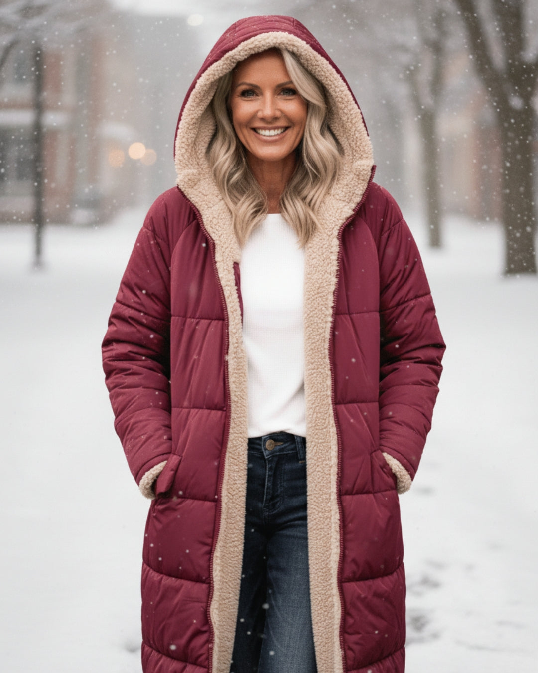 Aspen | Warm Sherpa-Lined Winter Coat