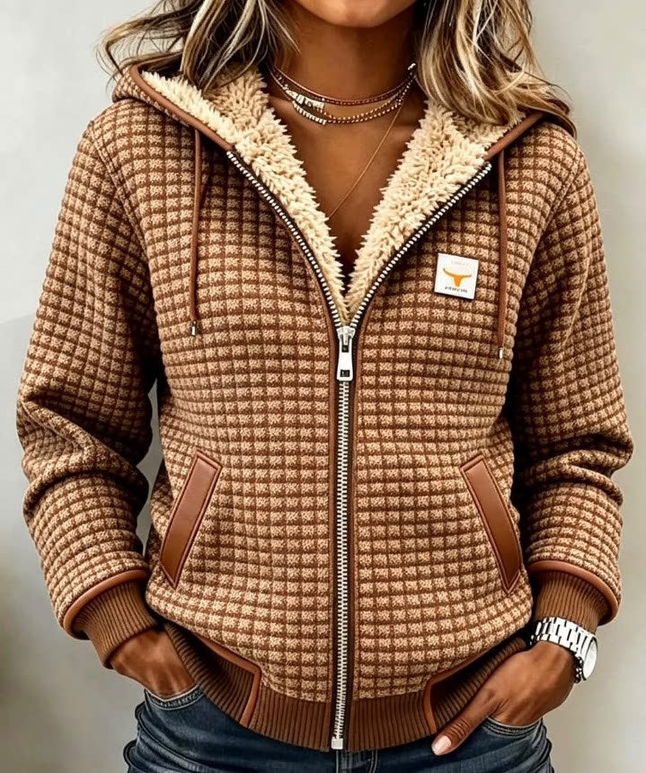 Camille | Women's Sherpa-Lined Hooded Jacket