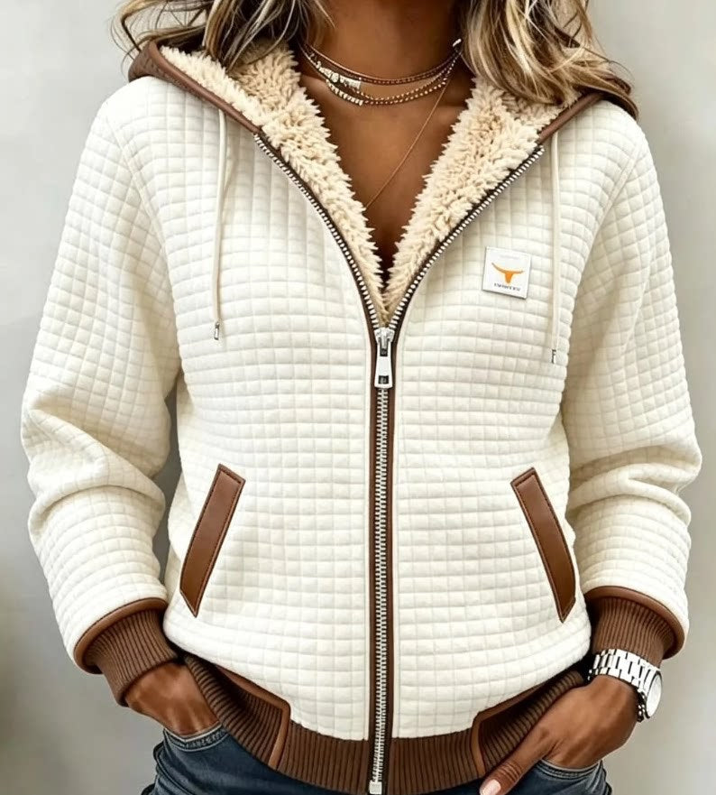Camille | Women's Sherpa-Lined Hooded Jacket