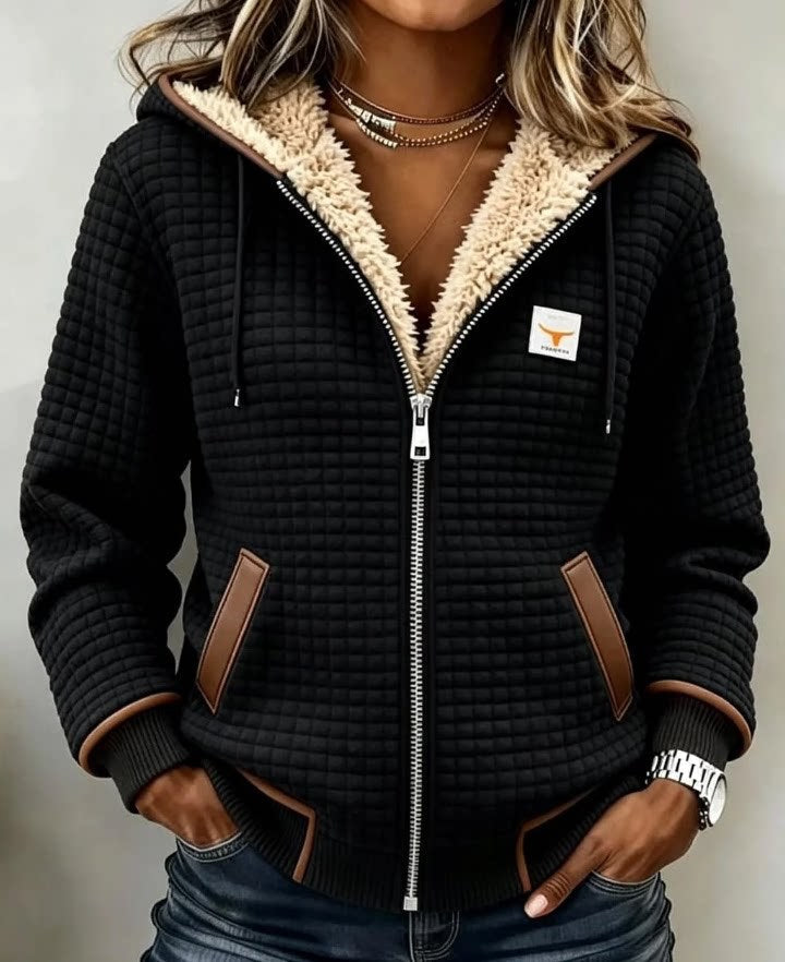 Camille | Women's Sherpa-Lined Hooded Jacket