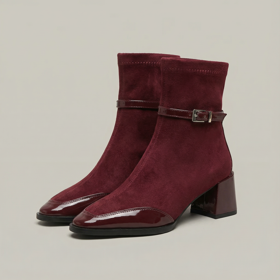 Remarie - Eco-Suede Ankle Boots