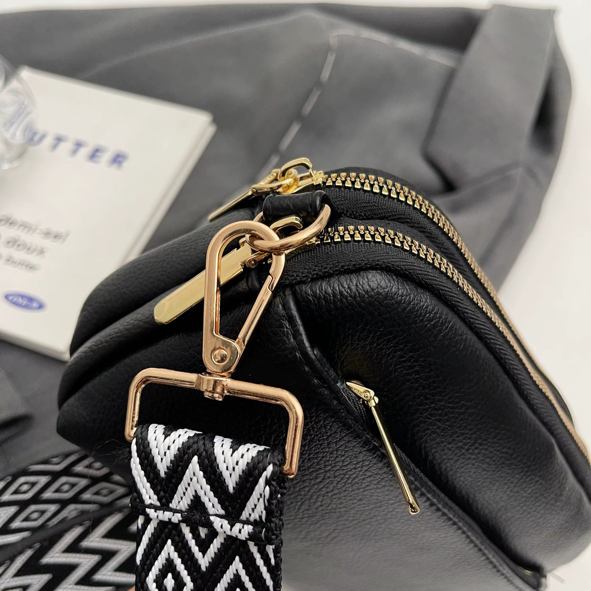 Adhara - Structured Leather Crossbody Bag