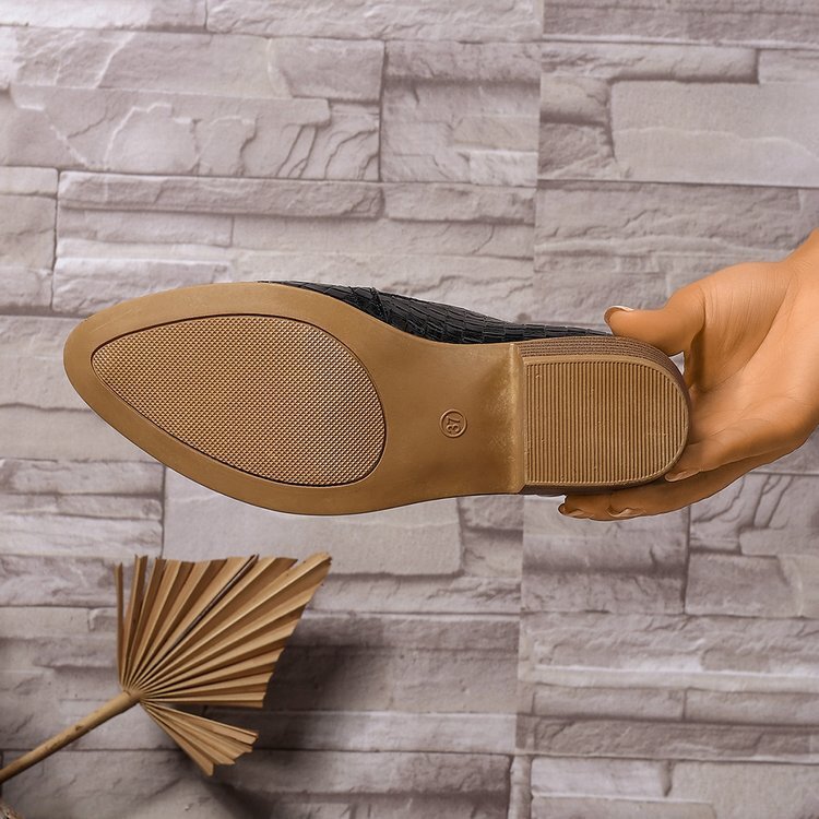 Corinne | Comfort Slip-On Block Heel Shoes