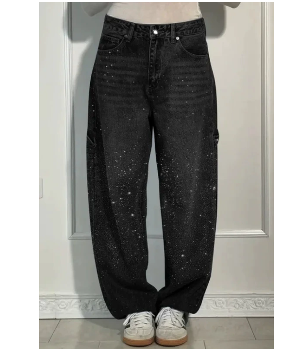 Tesse – Balloon Denim Pants for Effortless Movement