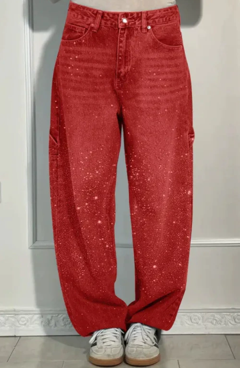 Tesse – Balloon Denim Pants for Effortless Movement