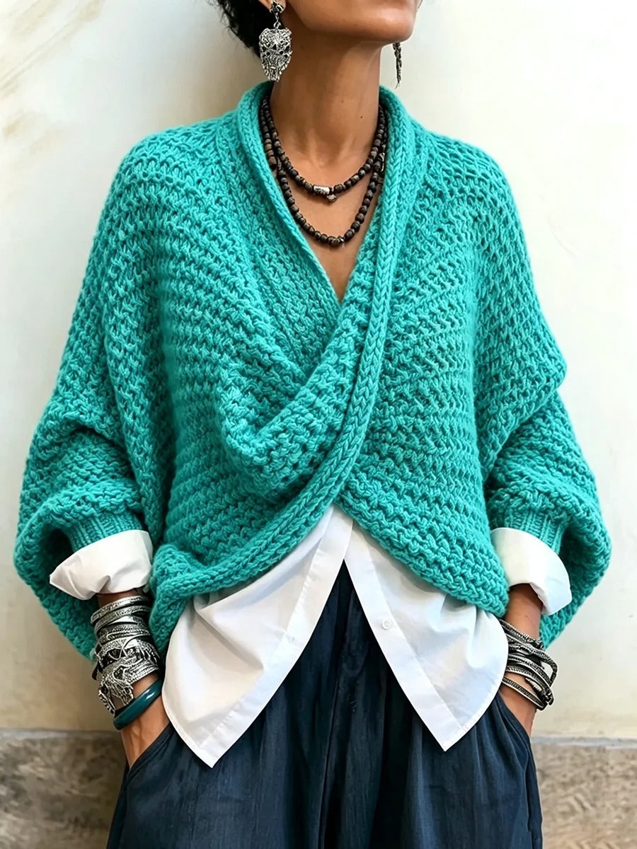 Lorelei | Batwing Crossover Sweater