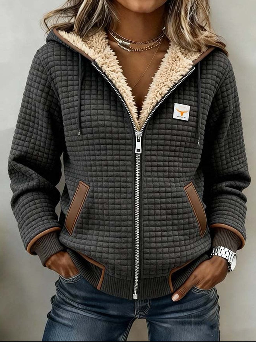 Camille | Women's Sherpa-Lined Hooded Jacket