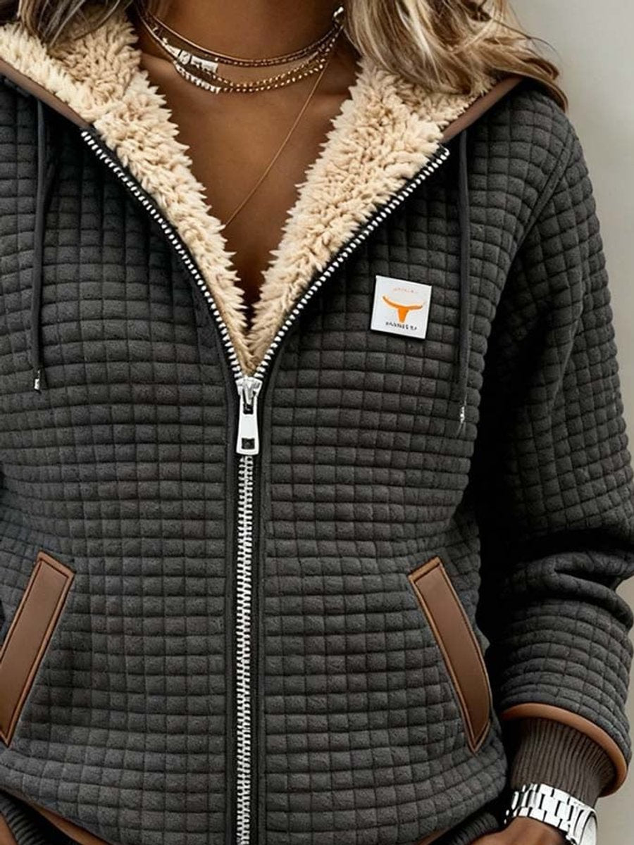 Camille | Women's Sherpa-Lined Hooded Jacket